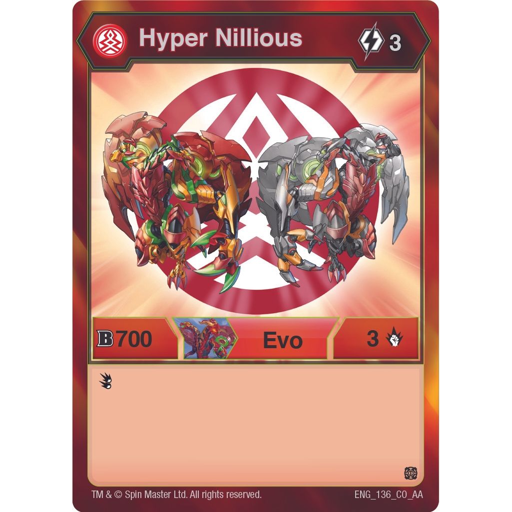 Image for Hyper Nillious (136) (AA) - Bakugan TCG