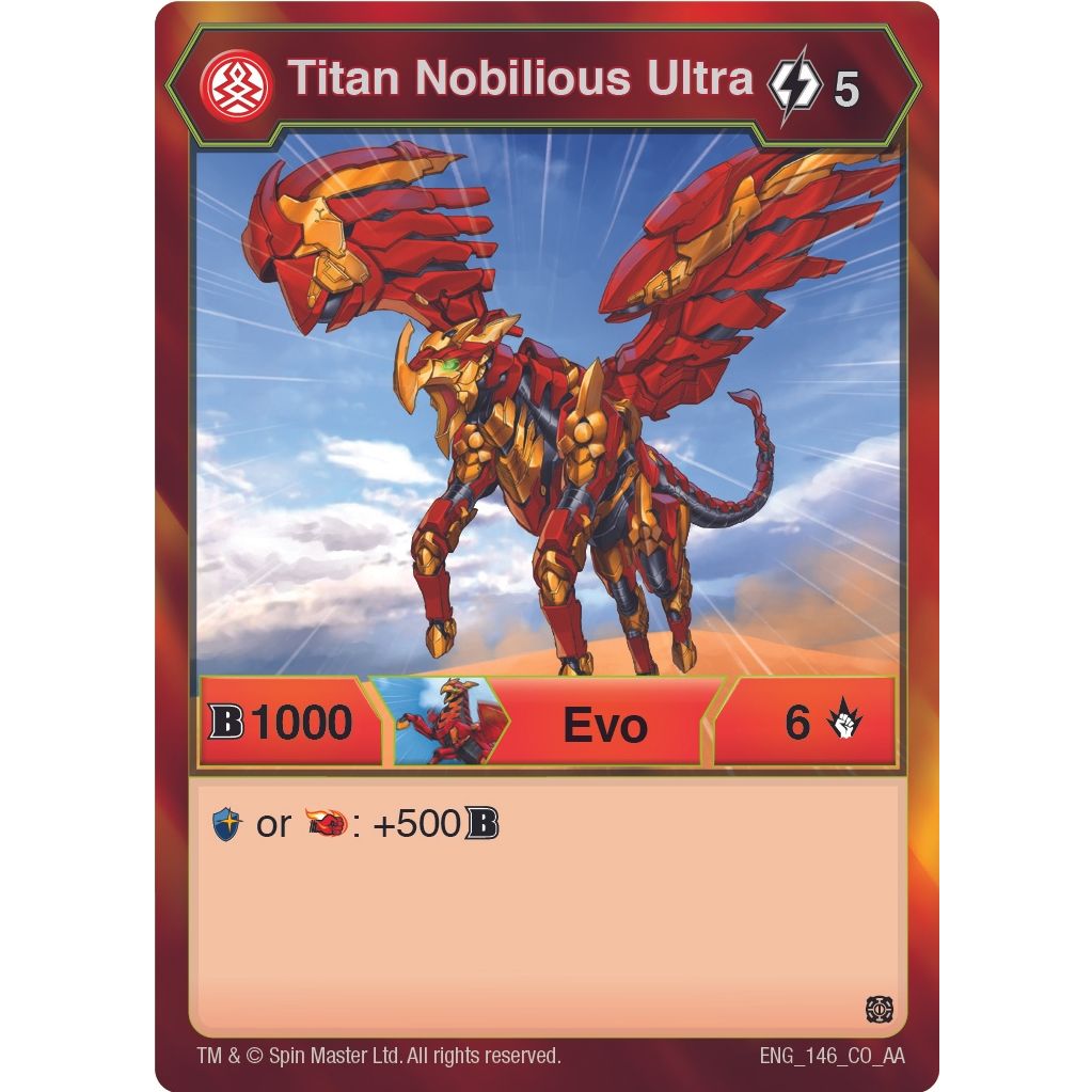 Image for Titan Nobilious Ultra (146) (146) (AA) - Bakugan TCG