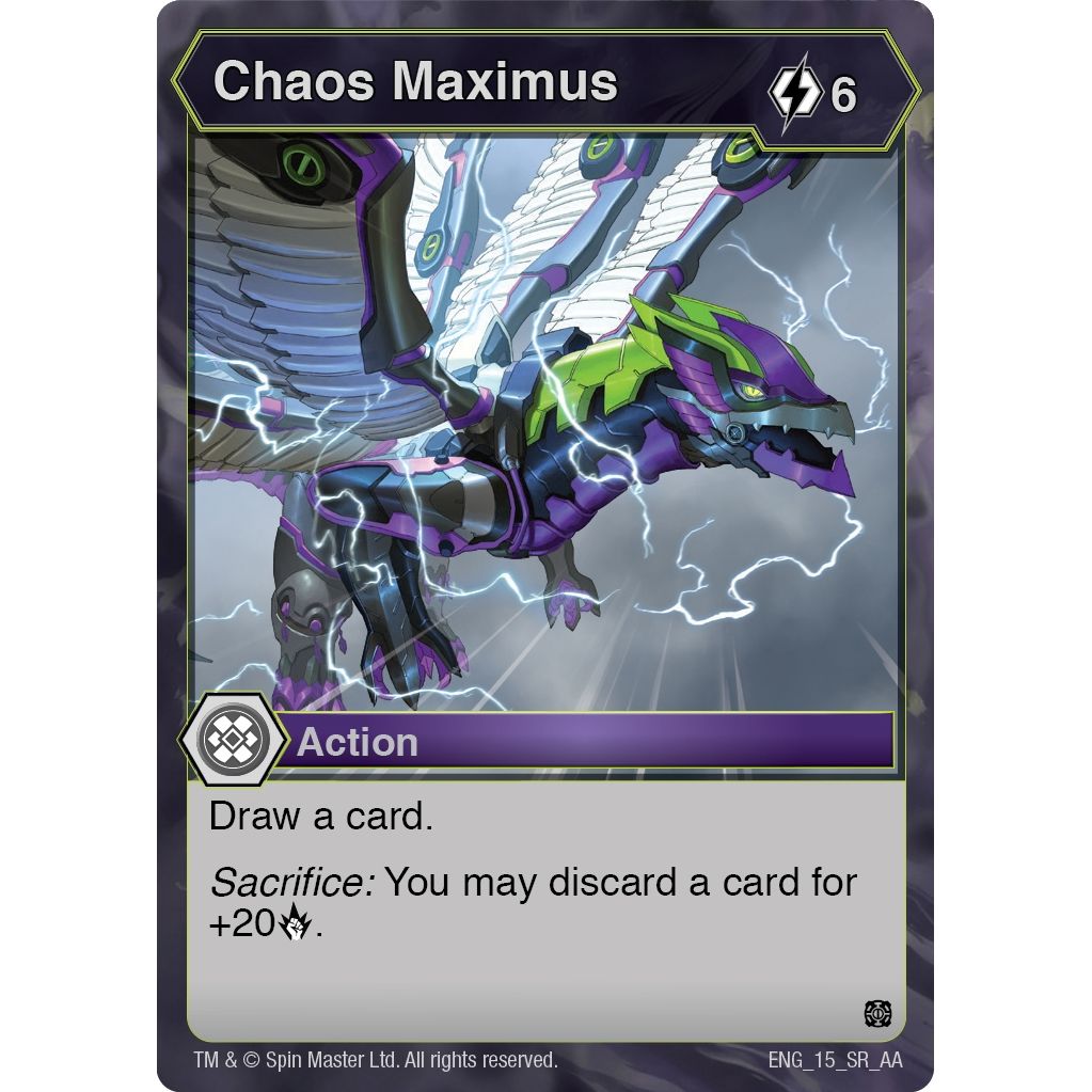 Image for Chaos Maximus (15) (AA) - Bakugan TCG