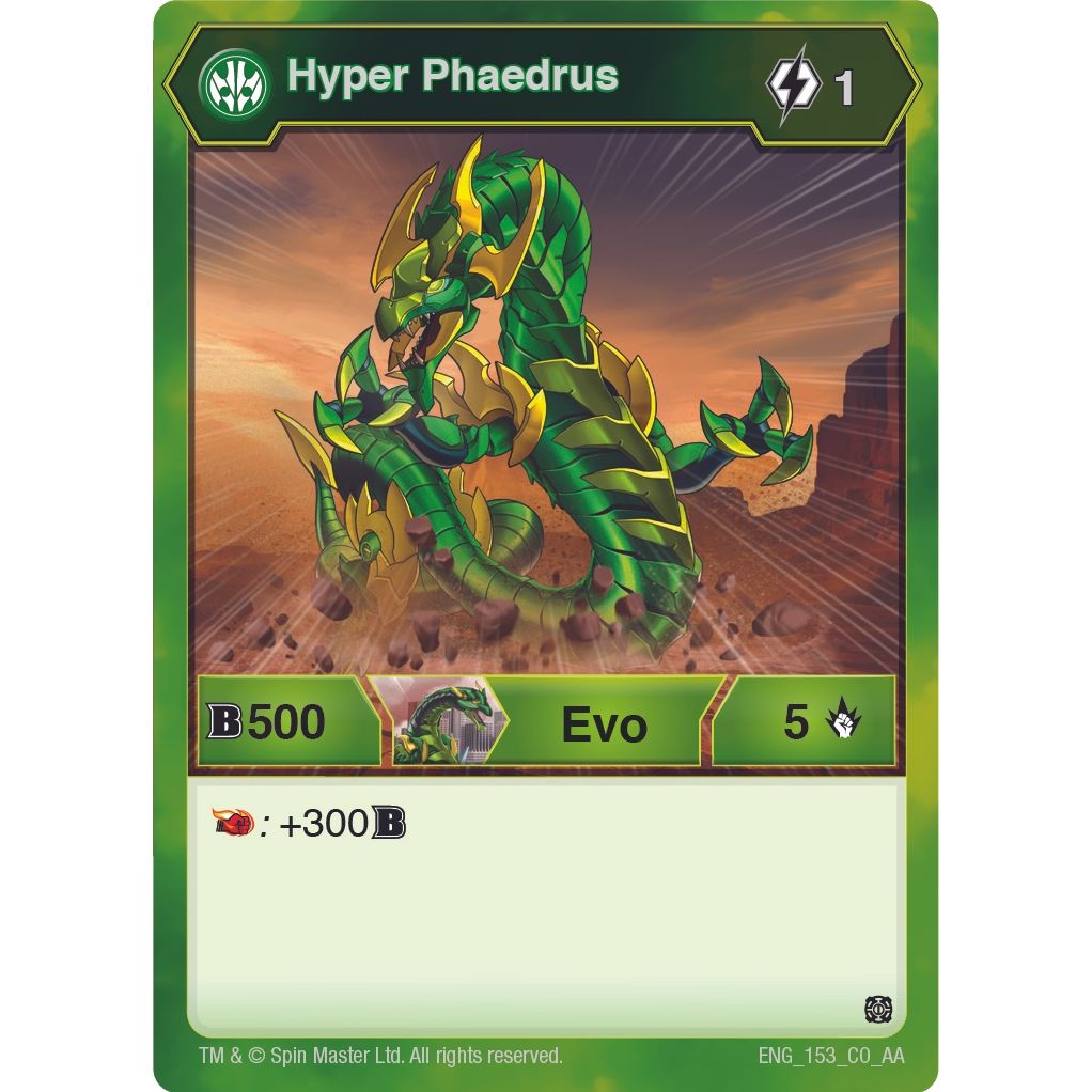 Image for Hyper Phaedrus (153) (153) (AA) - Bakugan TCG