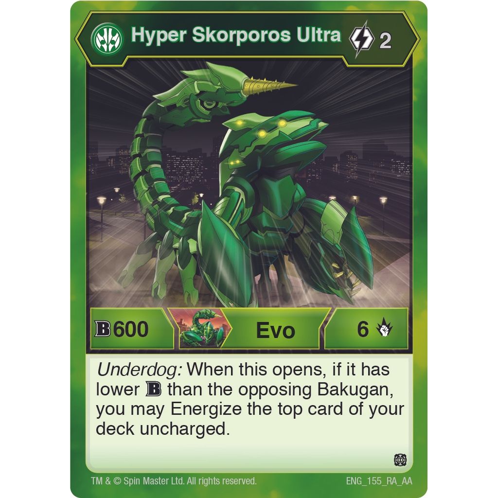 Image for Hyper Skorporos Ultra (155) (155) (AA) - Bakugan TCG