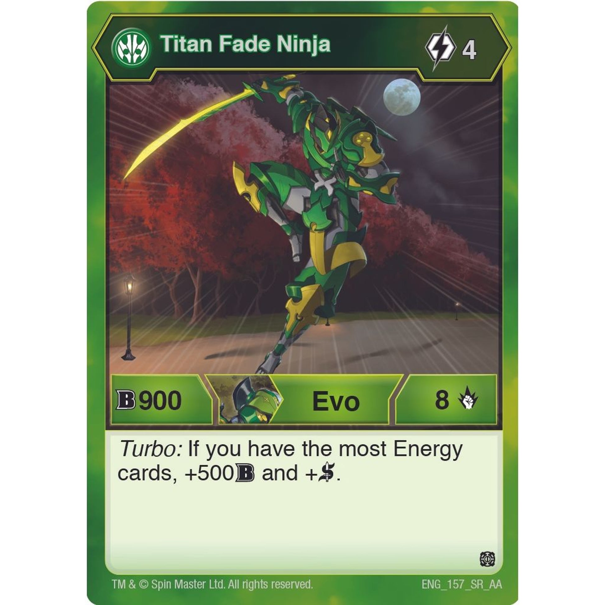 Image for Titan Fade Ninja (157) (AA) - Bakugan TCG