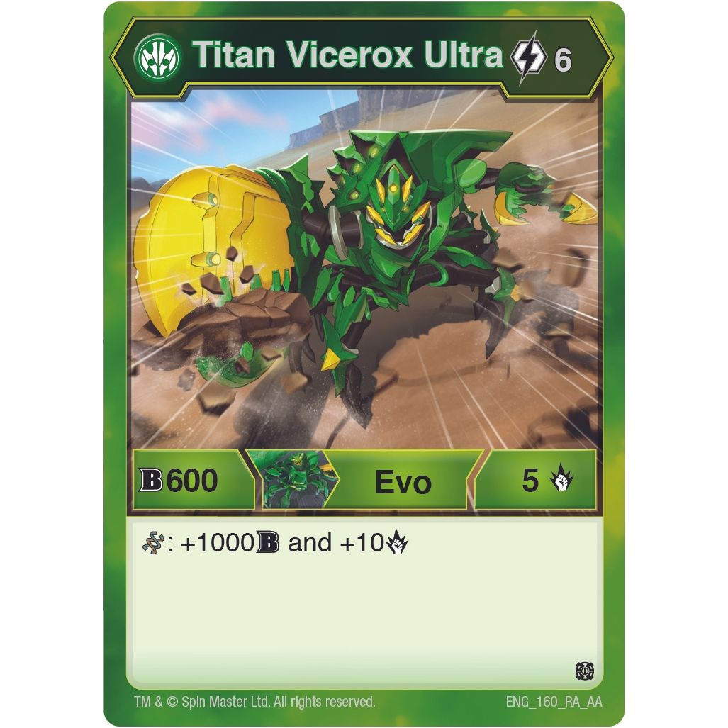 Image for Titan Vicerox Ultra (160) (160) (AA) - Bakugan TCG