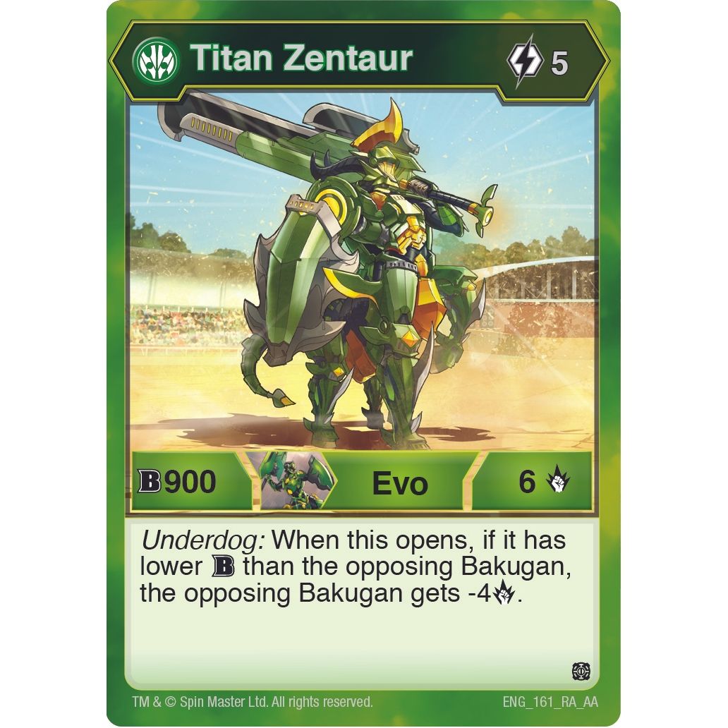 Image for Titan Zentaur (161) (161) (AA) - Bakugan TCG