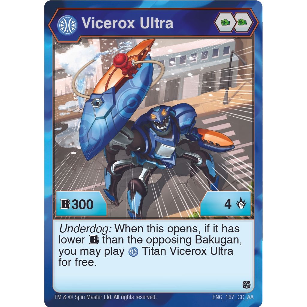 Image for Vicerox Ultra (167) (AA) - Bakugan TCG