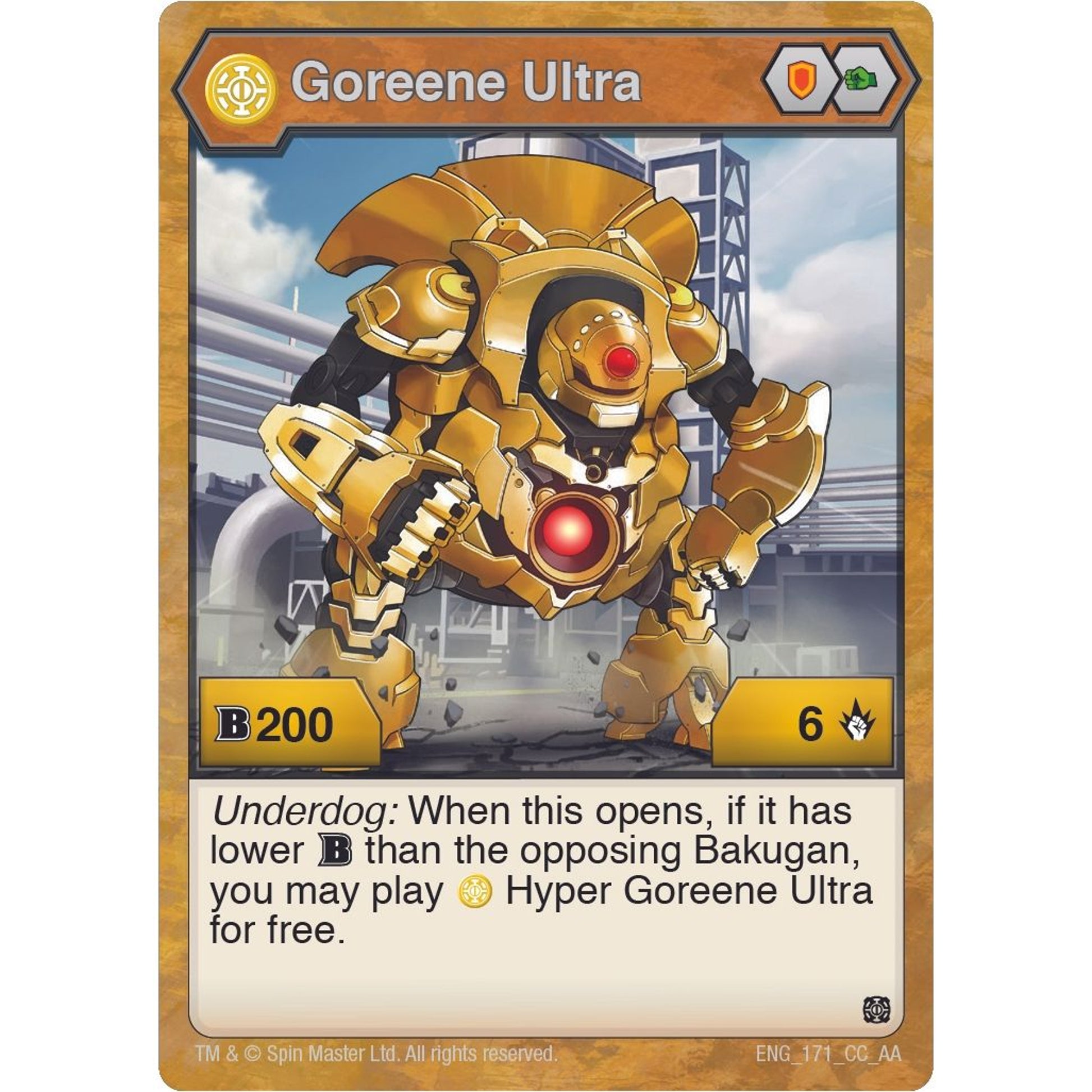 Image for Goreene Ultra (171) (171) (AA) - Bakugan TCG