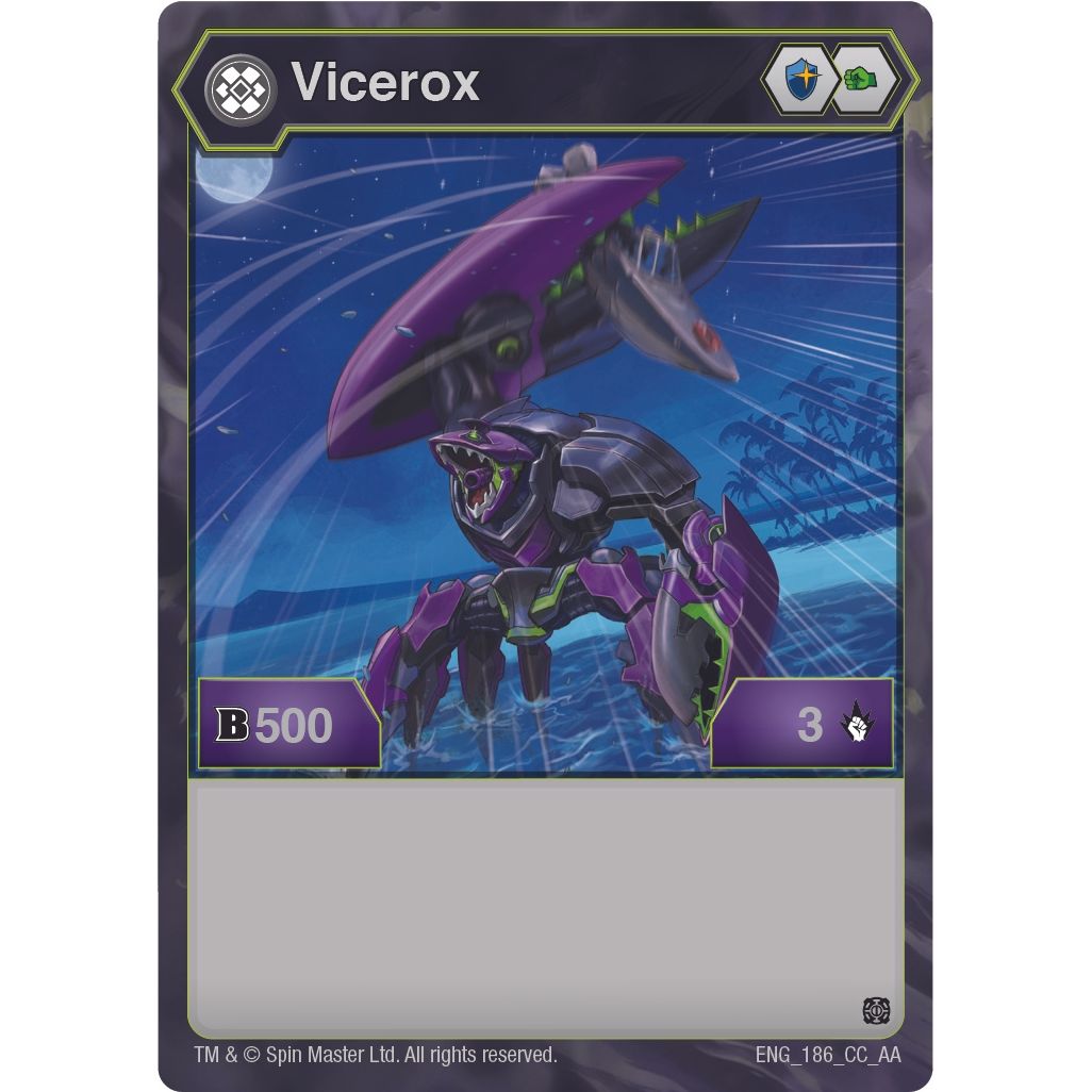 Image for Vicerox (186) (AA) - Bakugan TCG