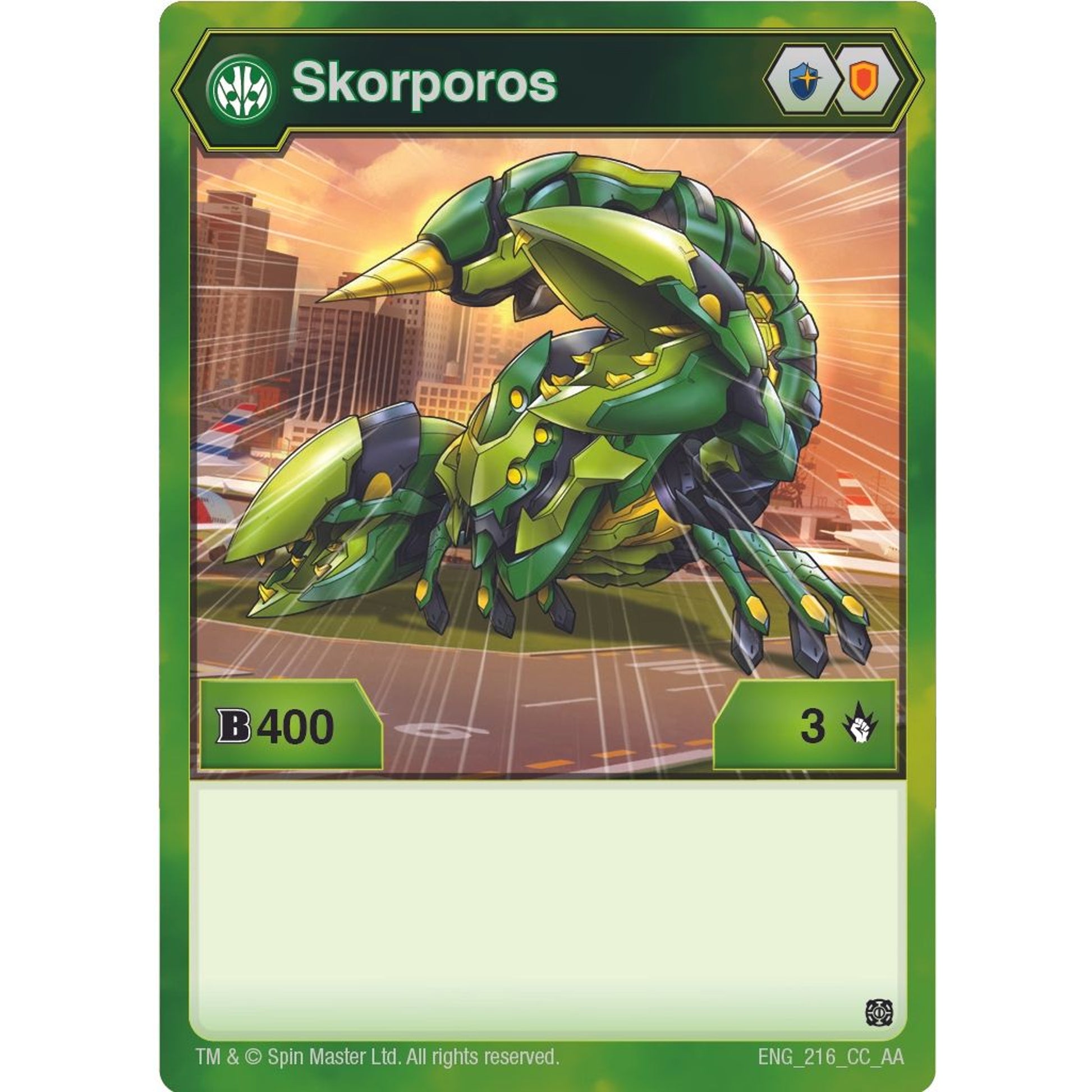 Image for Skorporos (216) (216) (AA) - Bakugan TCG