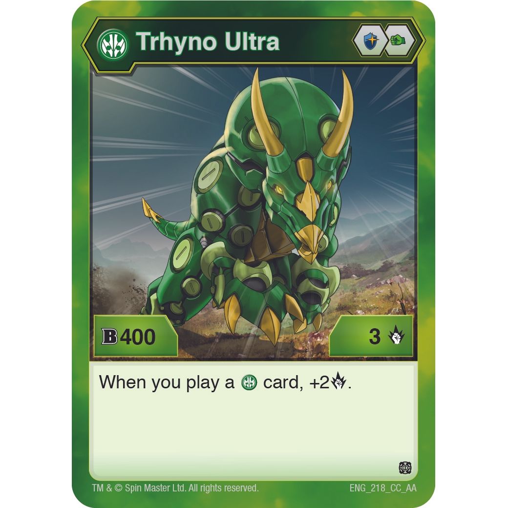 Image for Trhyno Ultra (218) (218) (AA) - Bakugan TCG