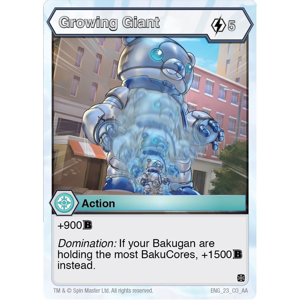 Image for Growing Giant (23) (AA) - Bakugan TCG