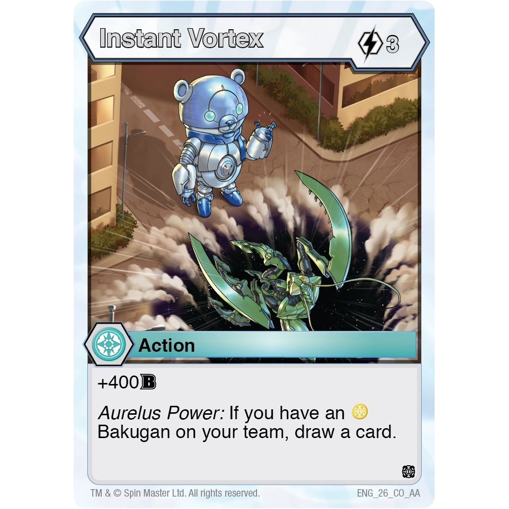 Image for Instant Vortex (26) (AA) - Bakugan TCG