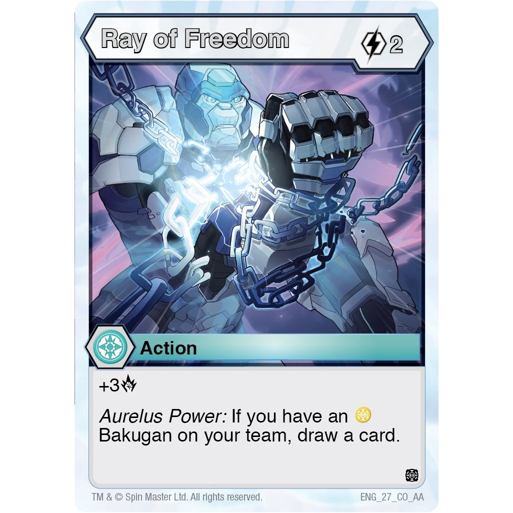 Image for Ray of Freedom (27) (AA) - Bakugan TCG