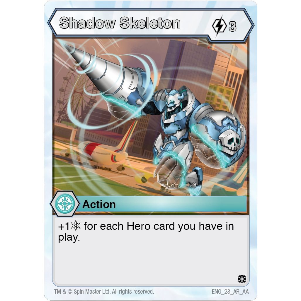 Image for Shadow Skeleton (28) (AA) - Bakugan TCG