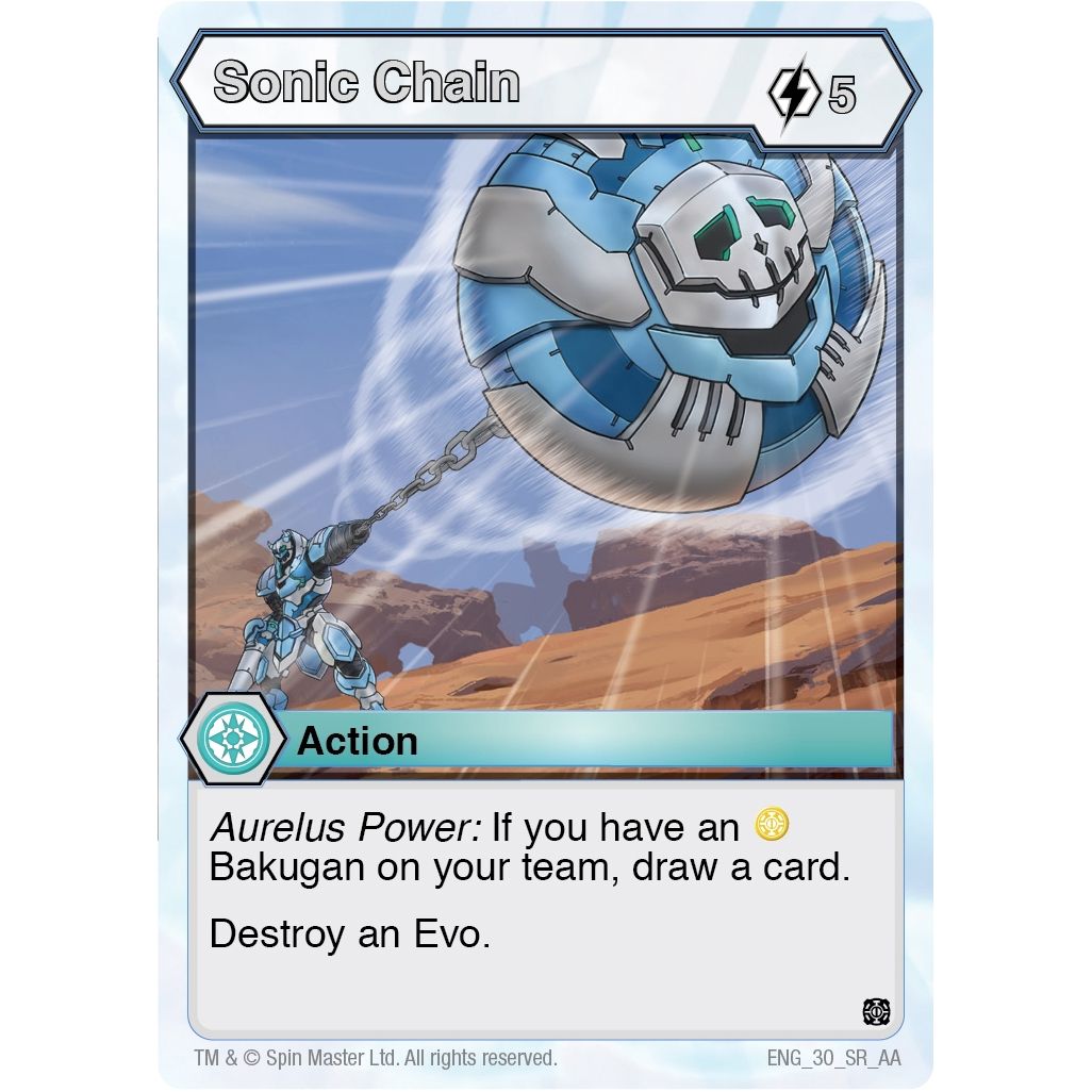 Image for Sonic Chain (30) (AA) - Bakugan TCG