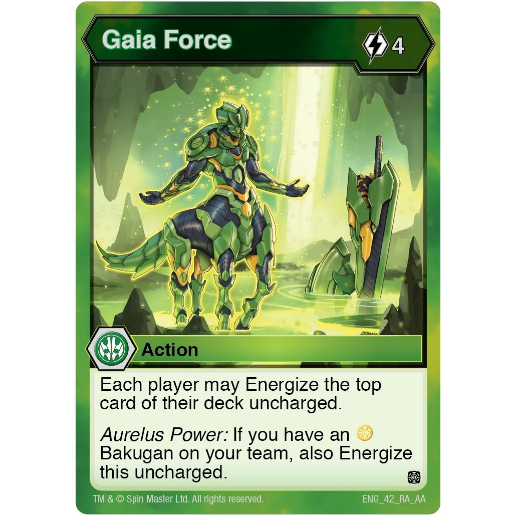 Image for Gaia Force (42) (AA) - Bakugan TCG