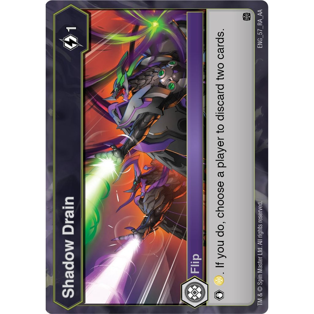 Image for Shadow Drain (57) (AA) - Bakugan TCG