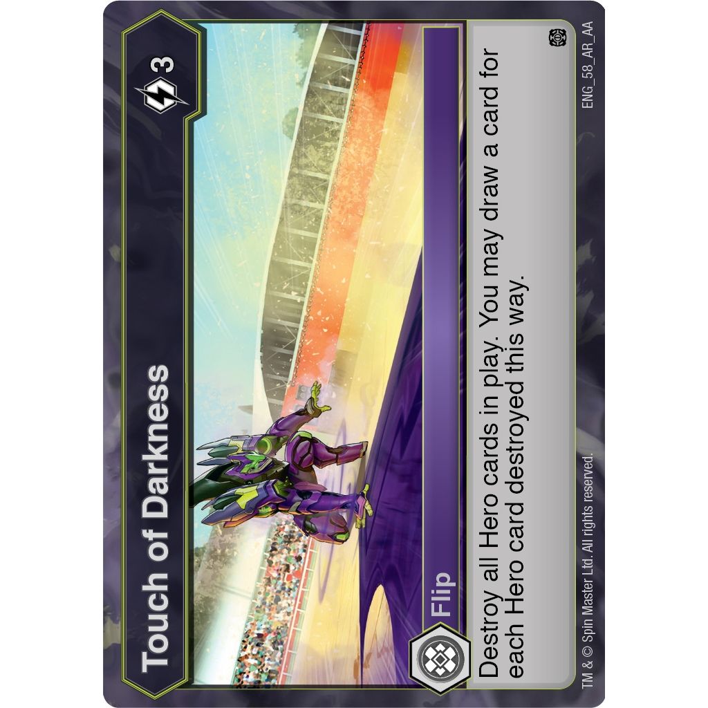 Image for Touch of Darkness (58) (AA) - Bakugan TCG