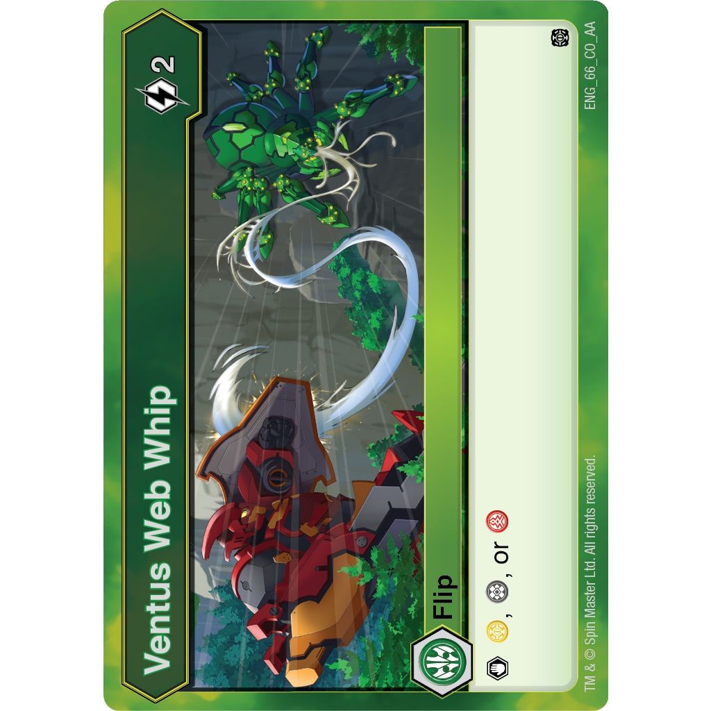 Image for Ventus Web Whip (66) (AA) - Bakugan TCG