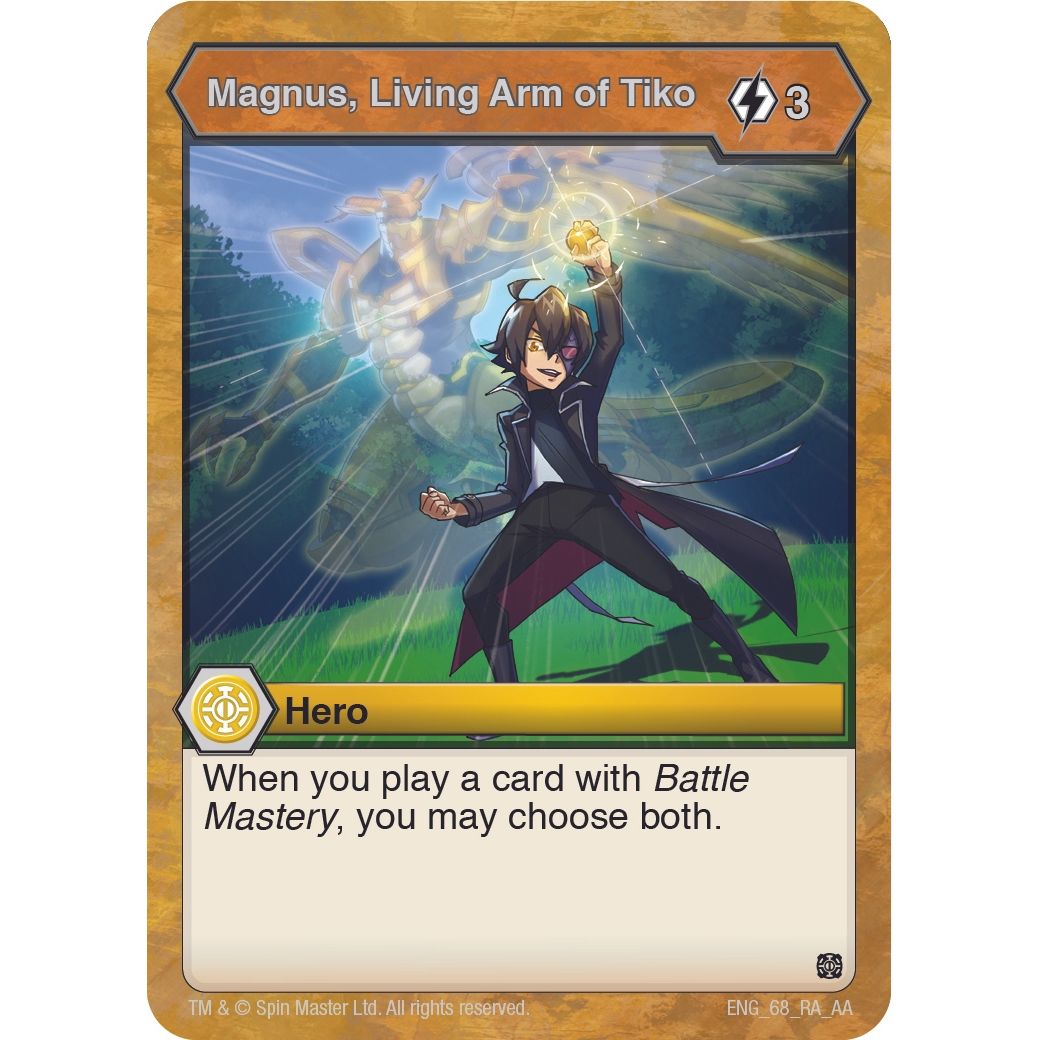 Image for Magnus, Living Arm of Tiko (68) (AA) - Bakugan TCG