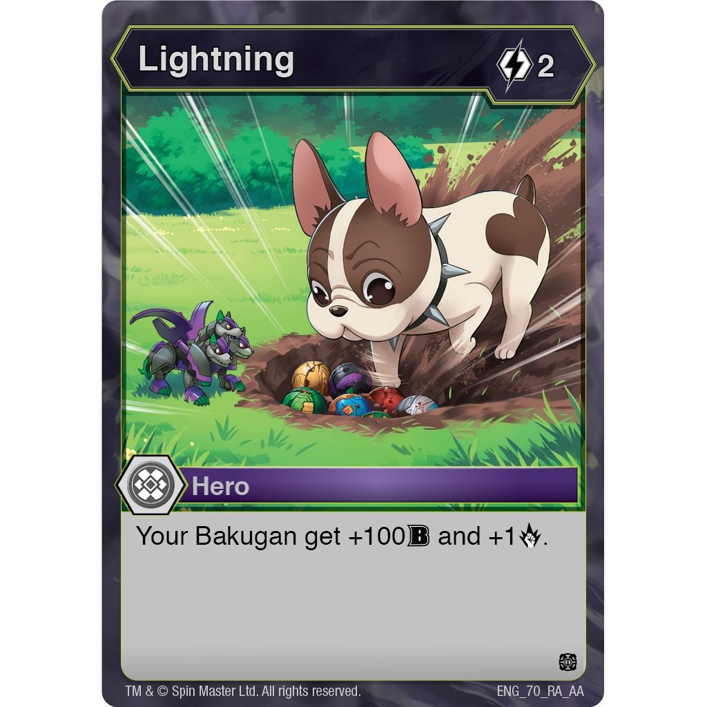 Image for Lightning (70) (AA) - Bakugan TCG