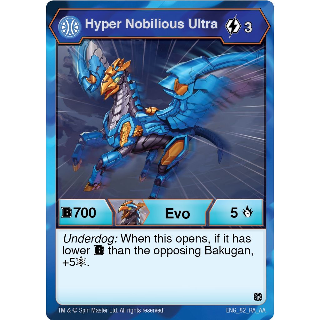 Image for Hyper Nobilious Ultra (82) (AA) - Bakugan TCG