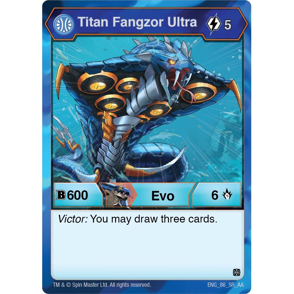 Image for Titan Fangzor Ultra (86) (AA) - Bakugan TCG