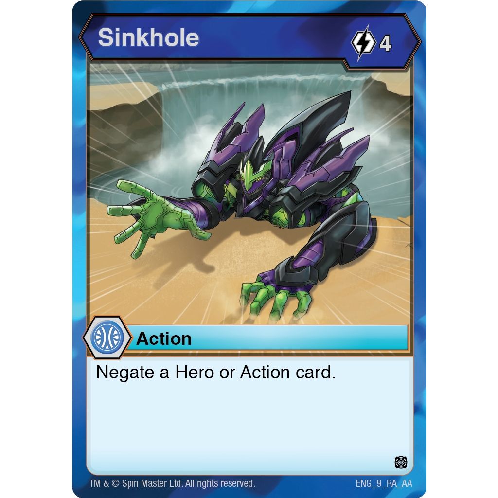Image for Sinkhole (9) (AA) - Bakugan TCG