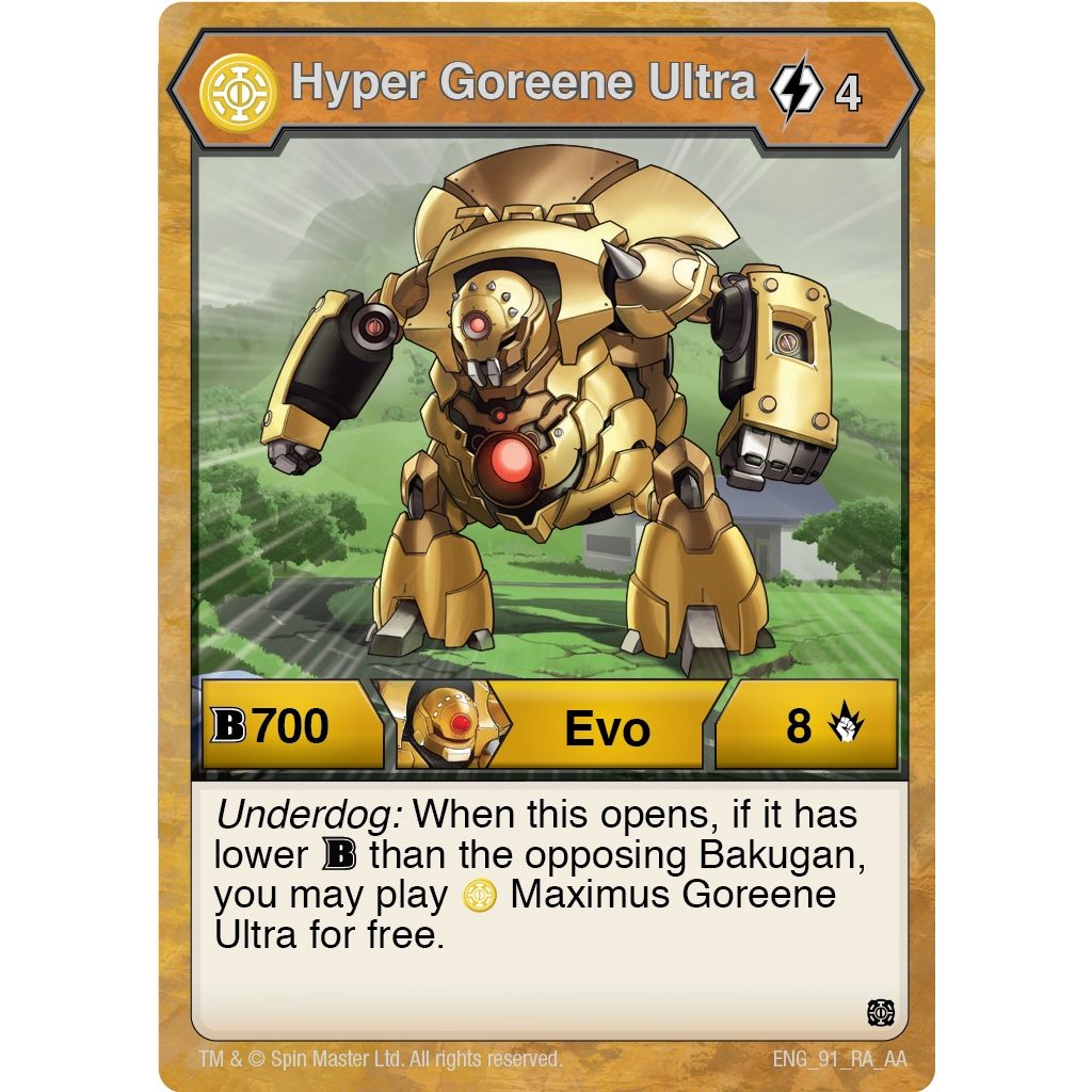 Image for Hyper Goreene Ultra (91) (AA) - Bakugan TCG