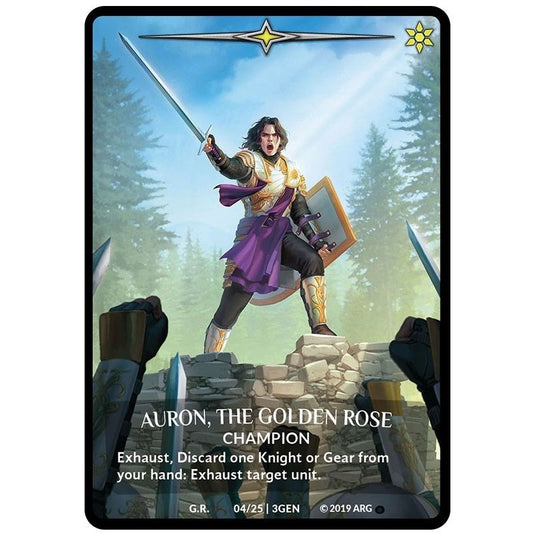 Image for Auron, the Golden Rose (4/25 | 3GEN) (GEN) - Argent Saga TCG