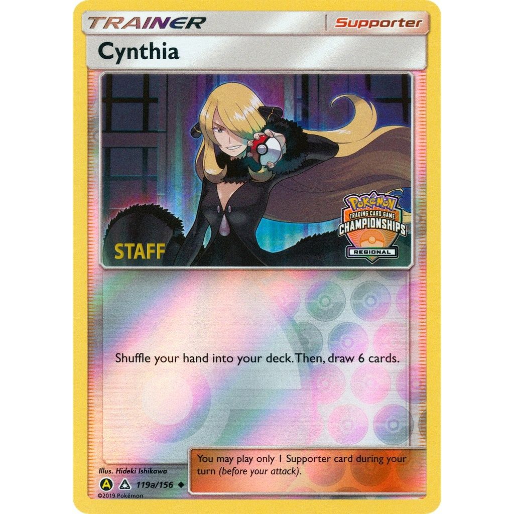 Image for Cynthia - 119a/156 (Regional Championships) [Staff] (119a/156) (PR) - Pokemon
