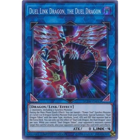 Image for Duel Link Dragon, the Duel Dragon (SR) (YCSW-EN012) (YCSW) - YuGiOh