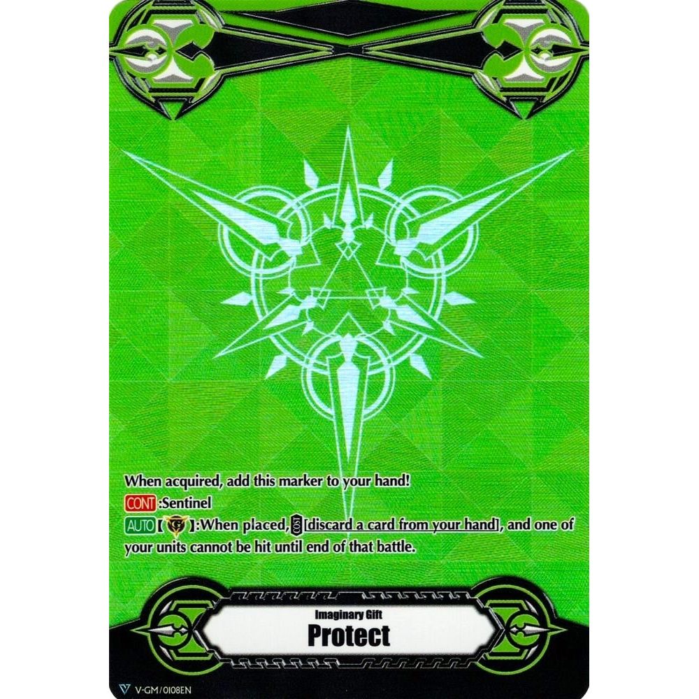 Image for Imaginary Gift [Protect] (Metallic Green RRR Foil) (V-GM/0108EN) (V-GM) - Cardfight Vanguard