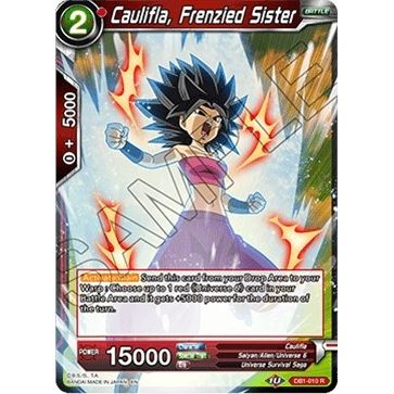 Image for Caulifla, Frenzied Sister (DB1-010) (DB1) - Dragon Ball Super: Masters