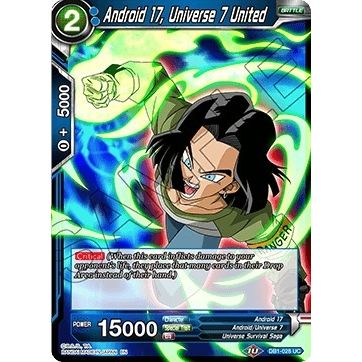 Image for Android 17, Universe 7 United (DB1-028) (DB1) - Dragon Ball Super: Masters