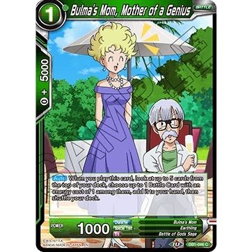 Image for Bulma's Mom, Mother of a Genius (DB1-046) (DB1) - Dragon Ball Super: Masters