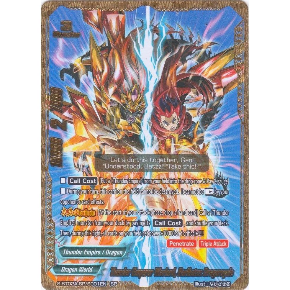 Image for Thunder Emperor Warlord, Barlbatzz Dragoroyale (SP) (S-BT02A-SP/S001EN) (S-BT02A) - Future Card BuddyFight