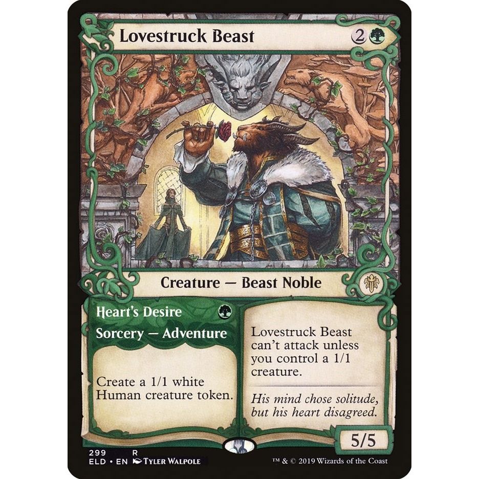 Image for Lovestruck Beast (Showcase) (299) (ELD) - Magic: The Gathering