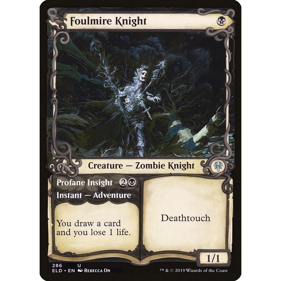 Image for Foulmire Knight (Showcase) (286) (ELD) - Magic: The Gathering