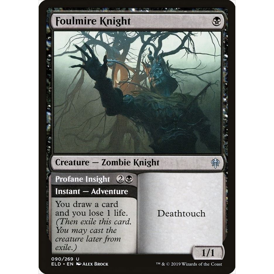 Image for Foulmire Knight (90) (ELD) - Magic: The Gathering