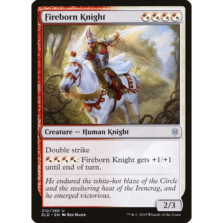 Image for Fireborn Knight (210) (ELD) - Magic: The Gathering