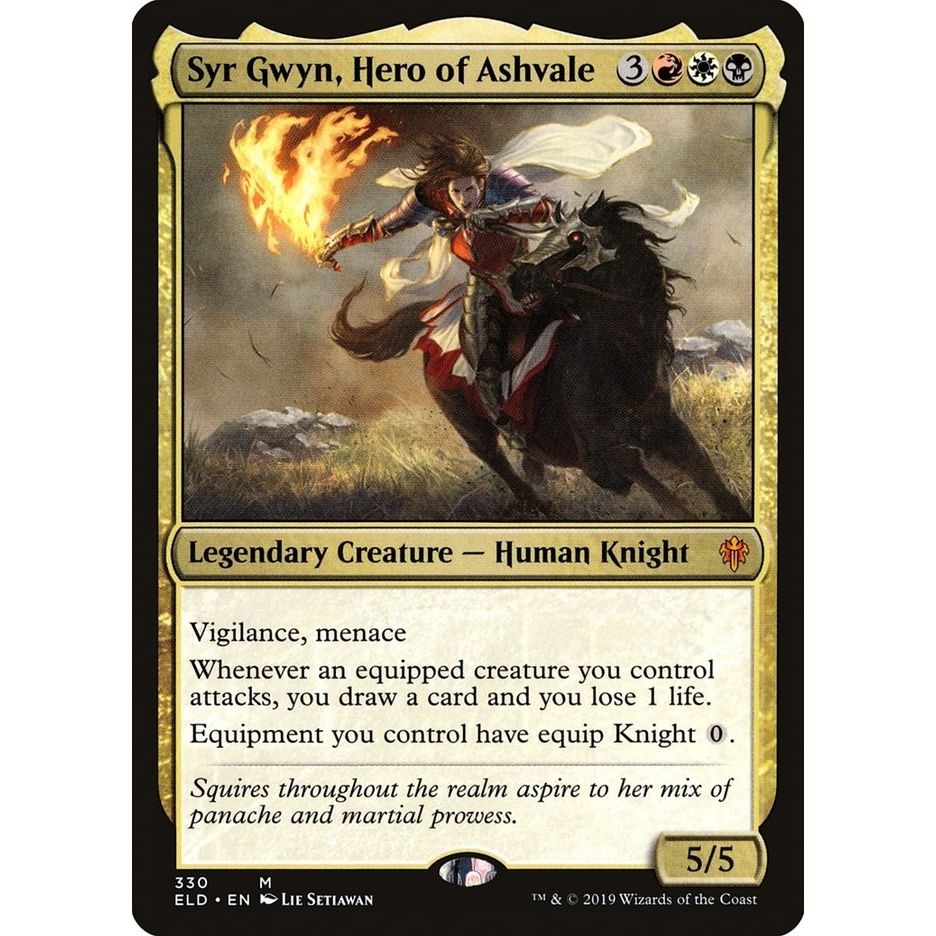 Image for Syr Gwyn, Hero of Ashvale (330) (ELD) - Magic: The Gathering