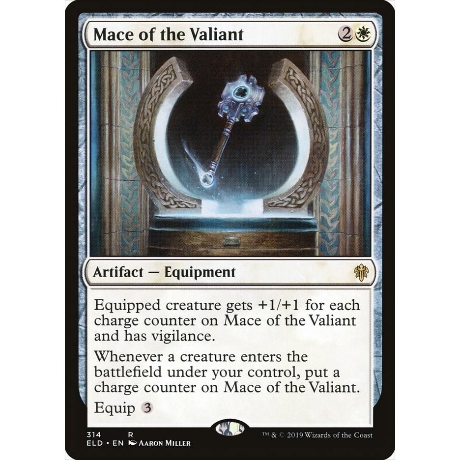 Image for Mace of the Valiant (314) (ELD) - Magic: The Gathering