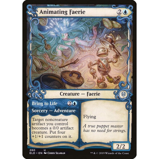 Image for Animating Faerie (Showcase) (280) (ELD) - Magic: The Gathering