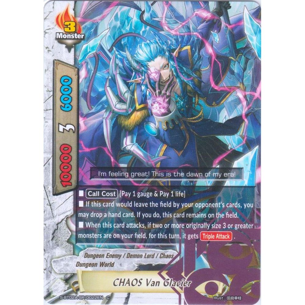 Image for CHAOS Van Glacier (S-BT02A-SP/0022EN) (S-BT02A) - Future Card BuddyFight