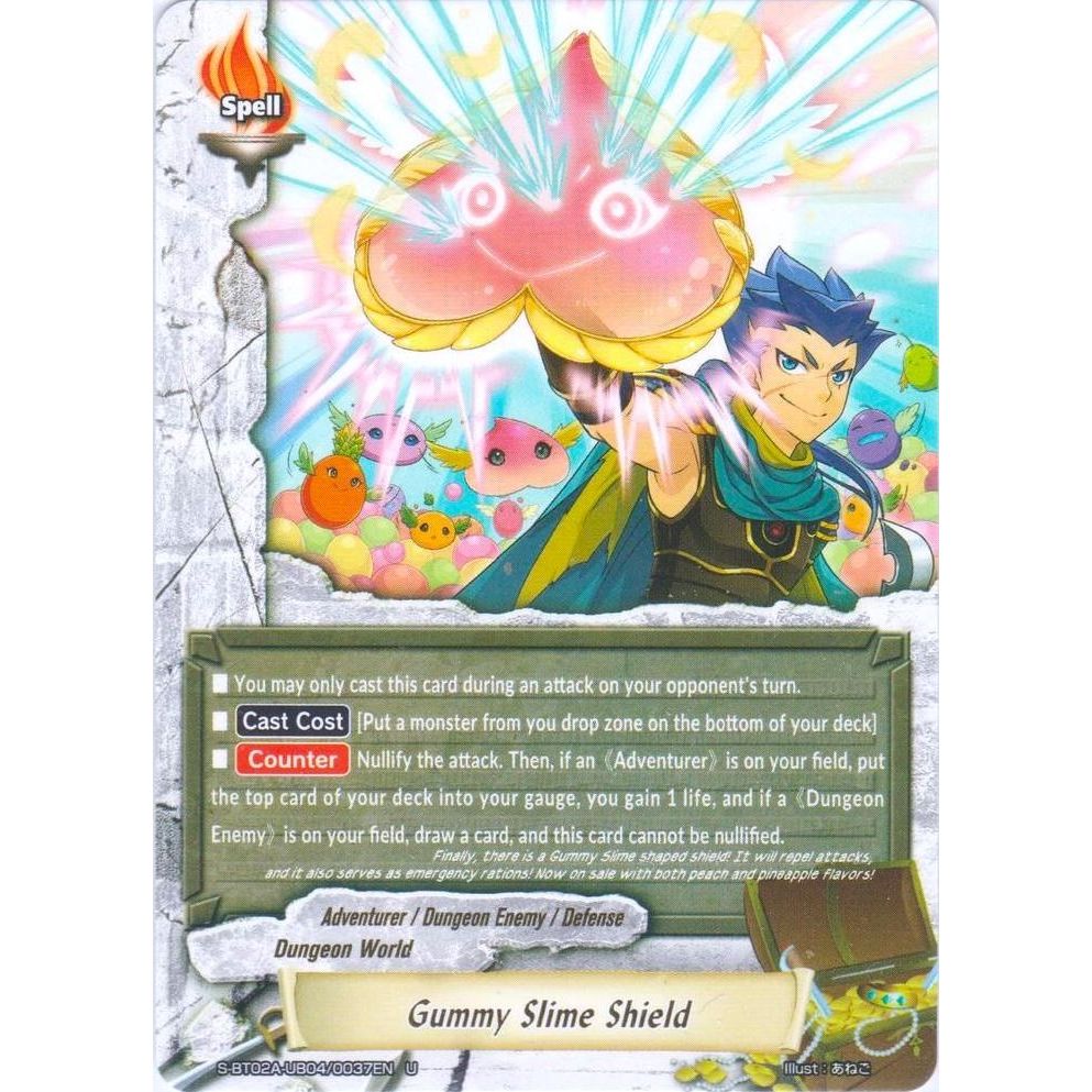 Image for Gummy Slime Shield (S-BT02A-UB04/0037EN) (S-BT02A) - Future Card BuddyFight