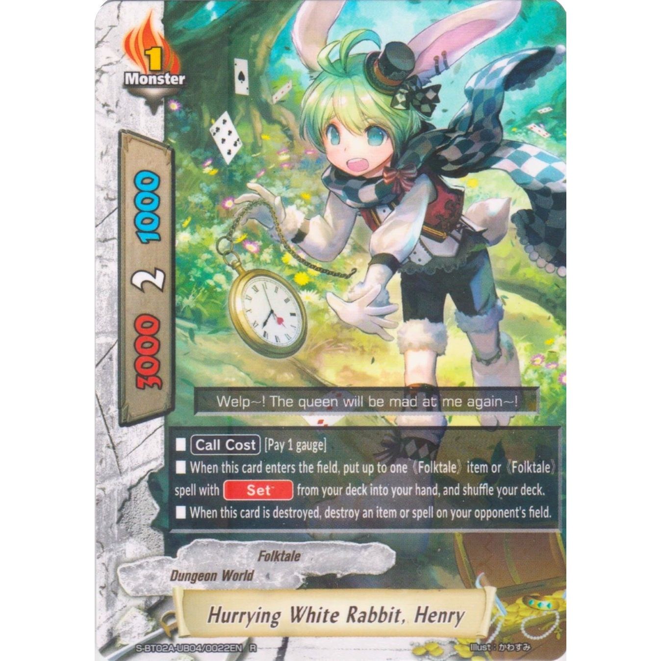 Image for Hurrying White Rabbit, Henry (S-BT02A-UB04/0022EN) (S-BT02A) - Future Card BuddyFight