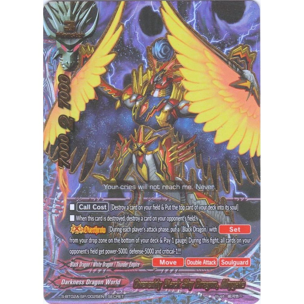 Image for Overeddy Black Sky Dragon, Abygale (S-BT02A-SP/0025EN) (S-BT02A) - Future Card BuddyFight