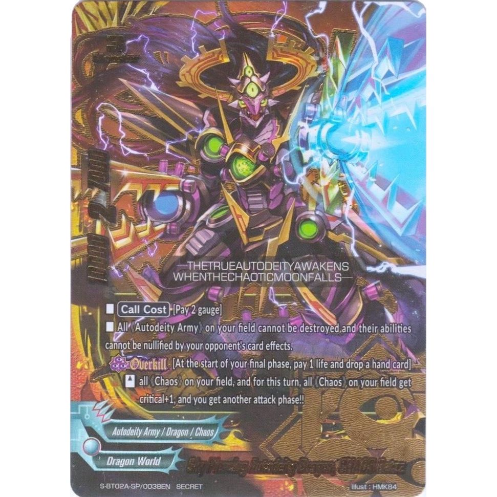 Image for Sky Piercing Autodeity Dragon, CHAOS Batzz (S-BT02A-SP/0038EN) (S-BT02A) - Future Card BuddyFight