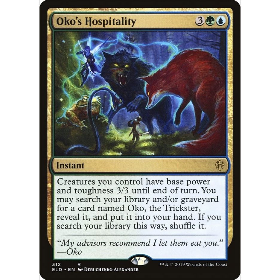 Image for Oko's Hospitality (312) (ELD) - Magic: The Gathering