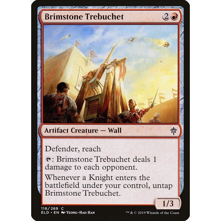 Image for Brimstone Trebuchet (116) (ELD) - Magic: The Gathering